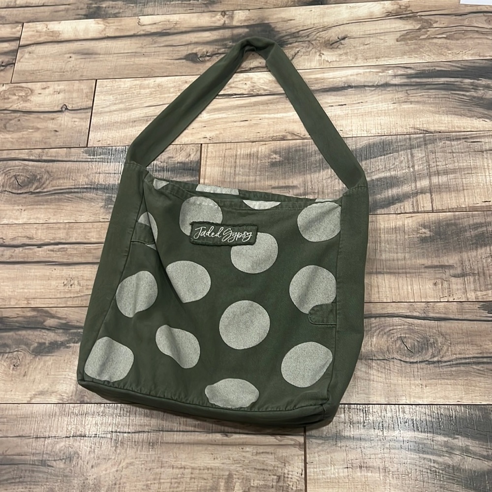 Jaded gypsy polka dot bag